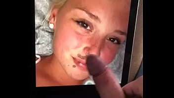 Cock Rubbed Across Pretty Freckled Teen Face