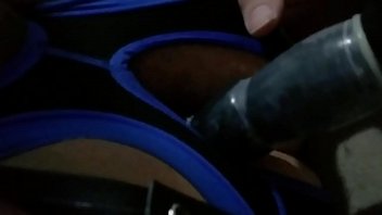 Anal Play With A Vibrator Then A Massive Butt Plug