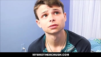 Brothercrush - Twink Stepbrother Austin Xanders Has Sex With Stepbrother Before He Runs Away From Home Pov