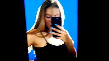 Random Hot Brunette Cum Tribute 06