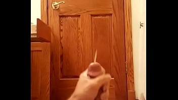 Big Cock Spewing Cum In Bathroom