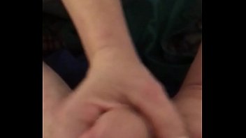 1st Time Prostate Play While Girlfriend Rubs My Big Hard Cock.