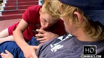 By The Pool These Hot Blonde Twinks Are Sucking And Fucking