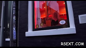 Gorgeous Amsterdam Hooker Rides A Large Hard Jock Passionately