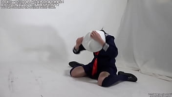 A Woman Suffering Blindfolded