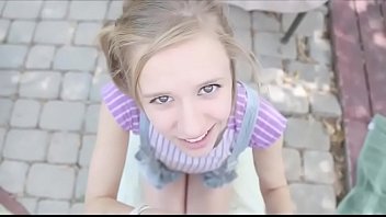 Blonde Hair Blue Eyes Beauty Sucking Dick