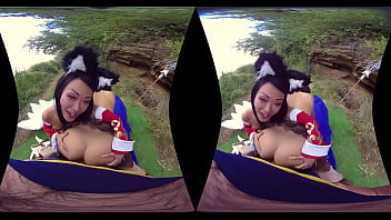 League Of Legends Cosplay Vr Porn Starring Anissa Kate And Pussy Kat In Wild Raw Threeway