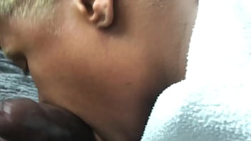 Blonde Bomber Sucks Blondegod Dick