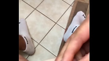 Selfmade Fuck White Socks Cum On Toilette Small Cock Tiny Dick Tiny Balls Cumshot