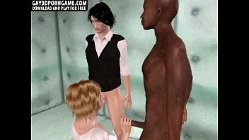 This Hot 3d Ebony Hottie Is Getting Sucked Off