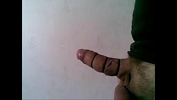 Putting On Cockrings Around Big Cock And Big Balls!