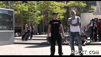 Gorgeous Playgirl With A Sexy Ass Bends Over And Sucks 10-pounder Hard