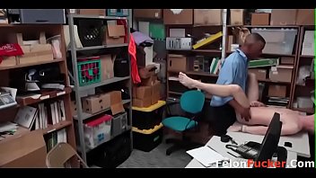 Straight Teen To Fuck Jailer For Stealing!