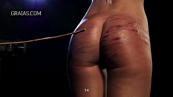 Hard Whipping For Blonde Slut
