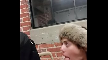 Blonde Lost Bet And Sucks Off Young Dude