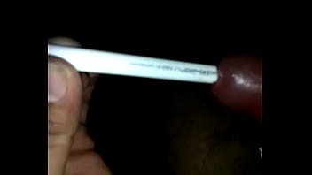 Banty Doing Masterbition _ Self Inserting Pen In His Bondage Dick