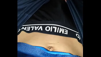 Jerking Off Guy On The Bed