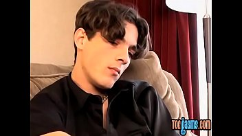 Teenage David Reed Seduces With Toes And Big Cock