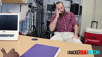 Bearded Gay Guy Takes Directors Big Black Cock Deep In Doggystyle