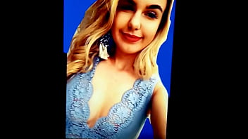 Random Hot Blonde Cum Tribute 06