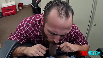 Bearded Gay Guy Takes Directors Cock During A Very Steamy Interview