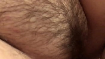 Hairy Pussy And White Dick Fucking At Home