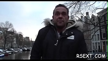 Sexy Hooker With A Sexy Ass Rides A Hard Pole With Excitement