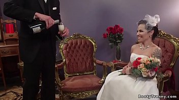 Busty Shemale Bride Anal Bangs Hubby