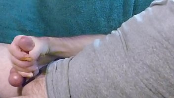 Cumshot after jacking on the couch C - 9.23