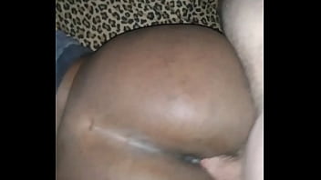 Thick Ebony Booty Throbbing White Cock