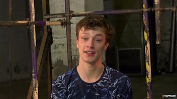 Sub Alex Faux Has Asshole Stuffed With Lit Candle