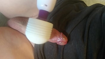 Big White Cock, Oil And Wand
