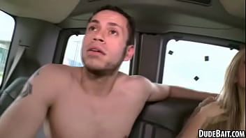 A Hot Stud Gets Tricked Into A Gay Blowjob In A Van