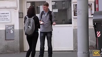 Hunt4k. Man Pays Attractive Tourist Money For Quickie At His Place