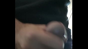 Big Dick Masturbating While Watching Lesbian Porn