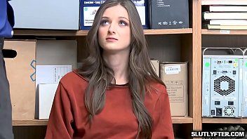 Tattoed Shoplyfter Teen Gets Spreadeagle Fuck Penetrating Her Pussy!