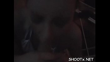 Slutty Teenager Tests Her Unfathomable Throat With Her Man' Ding-dong