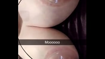 Big Titted Hucow Pumping Herself On Private S.