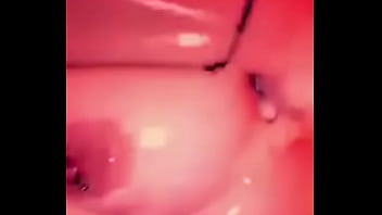 Chubby Wife Showers And Shows Her Tits