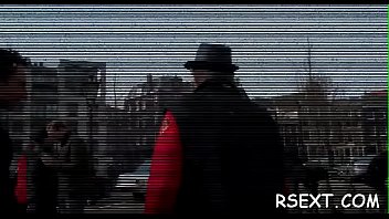 Spicy Blonde Babe Dennis Gets Shaved Gash Slammed