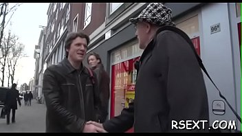 Schlong Lances Appealing Brunette Floosy Martina' Muff