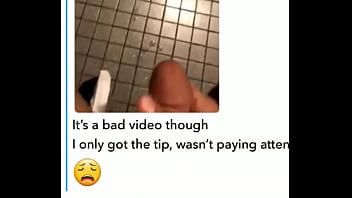 Stroking Dick At Work In Bathroom On S.