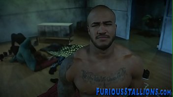 Buff Dude Gets Pounded