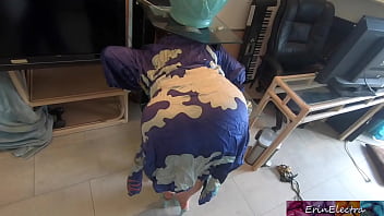 Stepmom Gets Stuck While Sneaking Out And Fucks Stepson To Get Free - Erin Electra