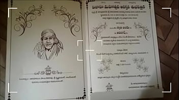 Swathi Naidu' Wedding Invitation Card
