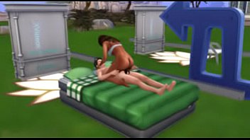 Public Sim Interracial Sex