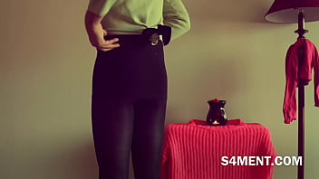 Sissyformen Blogger Teasing In Black Nylons