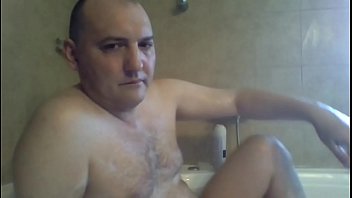 Bubble Bath And Penis Shaved Man Solo
