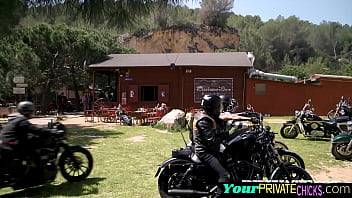 Spitroasted Eurobabe Getting Dp Fucked