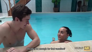 Hunt4k. Cuckold Doesn_t Know His Lovely Brunette Sells Her Body